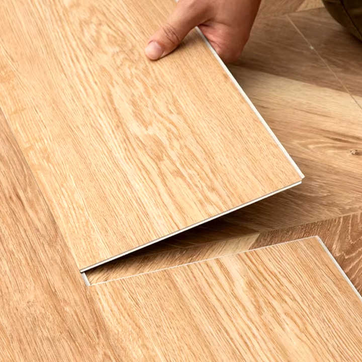 Modern Vinyl Floor Tiles SPC 6mm Hard Core Waterproof Spc Flooring Supermarket Staircase Shopping Mall Civil Warehouse Hall 
