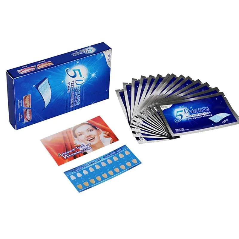 5d Gel Tooth Whitening Kit White Teeth  Strips Oral Care Kit False Teeth  Strip Dental Veneers Whitening Gel Dropshipping - Daisan Mart