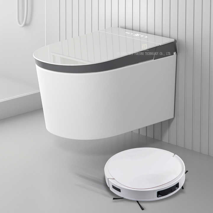 High quality wall mounted smart toilet, automatic wall mounted toilet, smart wall mounted toilet 