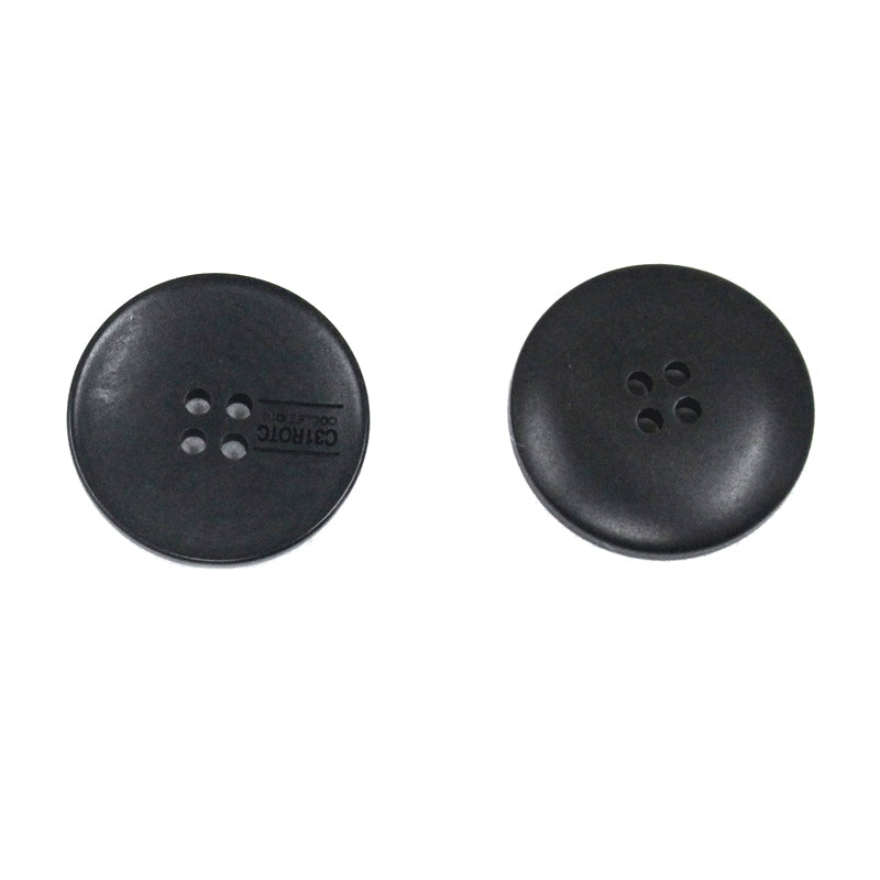 Cúc áo chân tròn bền bằng nhựa ABS, nhựa resin cho áo vest, áo khoác nam, phụ kiện may mặc - Daisan Mart