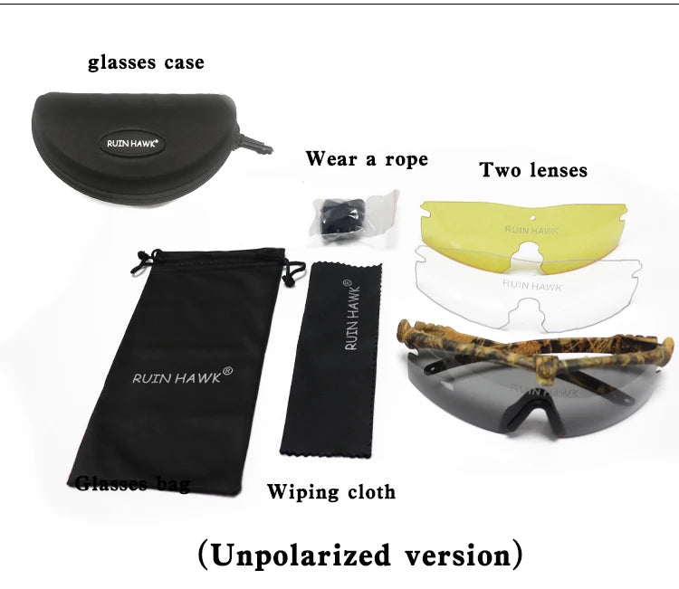 Ultra-light UV-resistant Men's Outdoor Sports Glasses