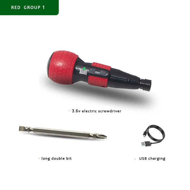 Electric Screwdriver 3.6V Cordless Drill 1800mah Lithium Battery Super Torque Mini Power Tools Automatic And Manual Led Light