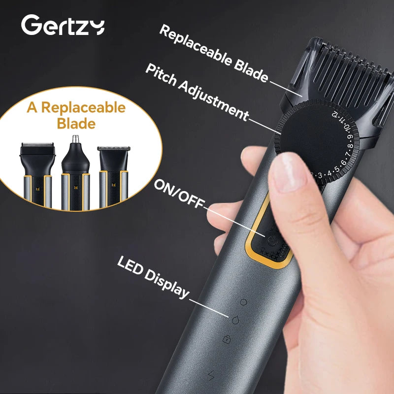 Bộ Tông Đơ Cắt Tóc Đa Năng USB Tiện Lợi Ngoài Trời