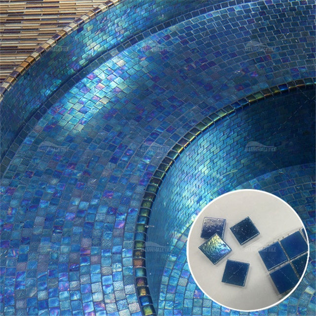 Bluwhale Mother of Pearl Swimming Pool Mosaic Tiles 