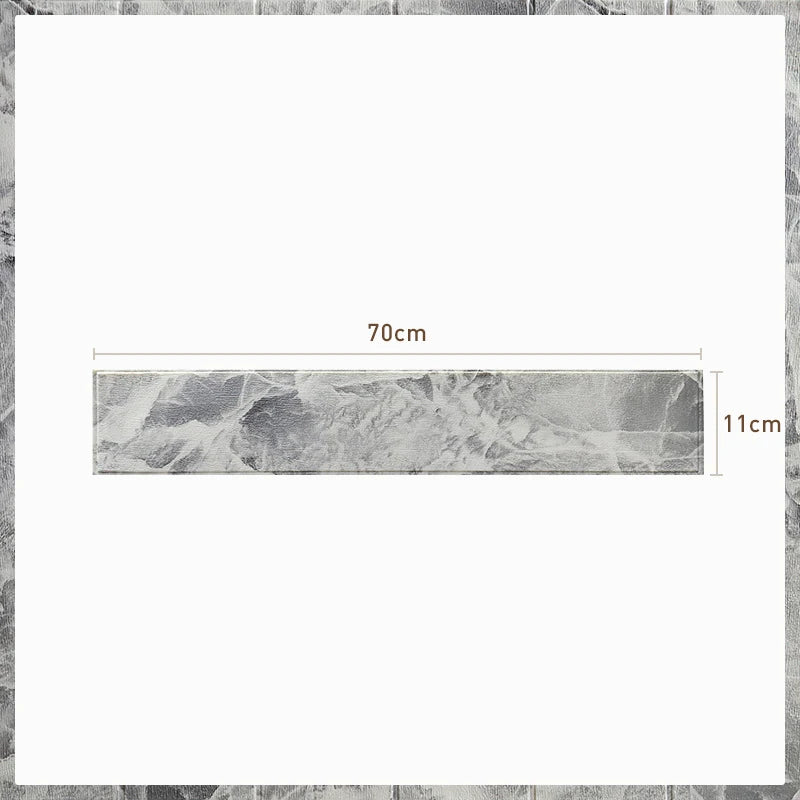 3D Wall Edge Strip Stickers Self Adhesive Waterproof PVC Baseboard Corner Waist Line Sticker Wall Trim Line Skirting Border