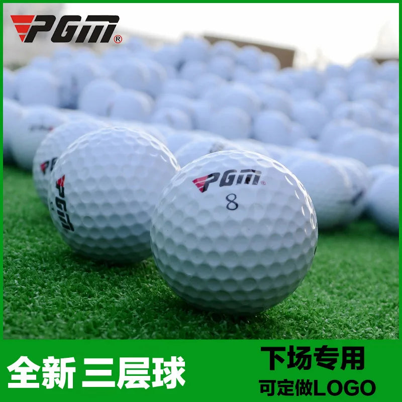 3-Layer Golf Ball PGM White LOGO 44g Hardness 80 Q002
