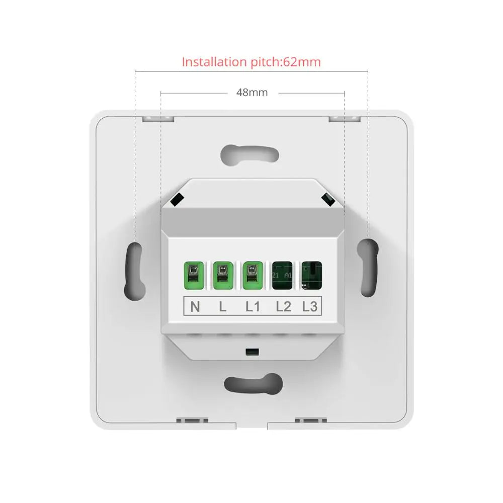 RSH Tuya Wifi Smart Switch EU Touch 1/2/3 Buttons