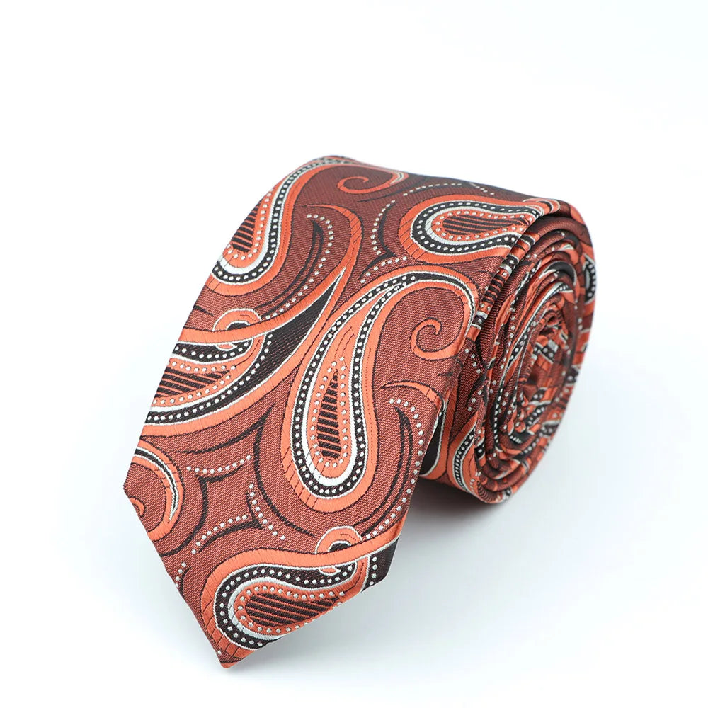 Cà Vạt Nam Công Sở Họa Tiết Thanh Lịch 6cm