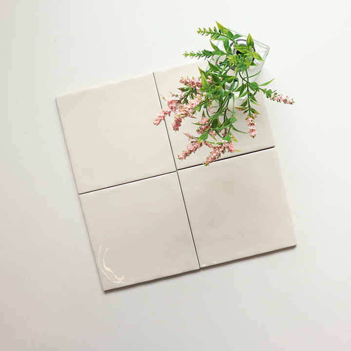 Ash gray square interior decorative ceramic tiles 150 x 150mm 