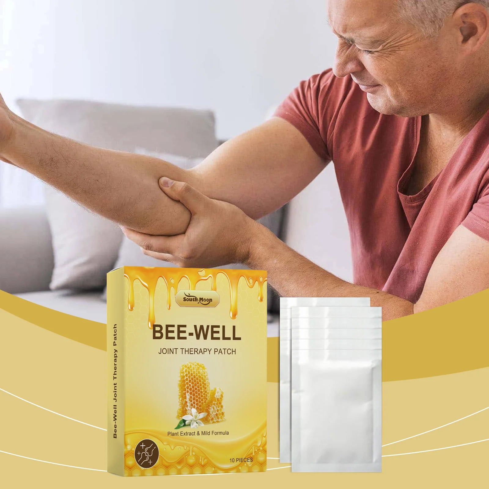 Miếng Dán Ong Ven South Moon Giảm Đau Khớp & Cổ Tay - Daisan Mart