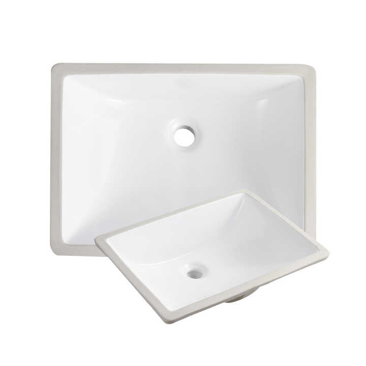 Hot Sale 18*13in Cupc Ceramic Sink for Bathroom Undermount Hand Wash Basin 