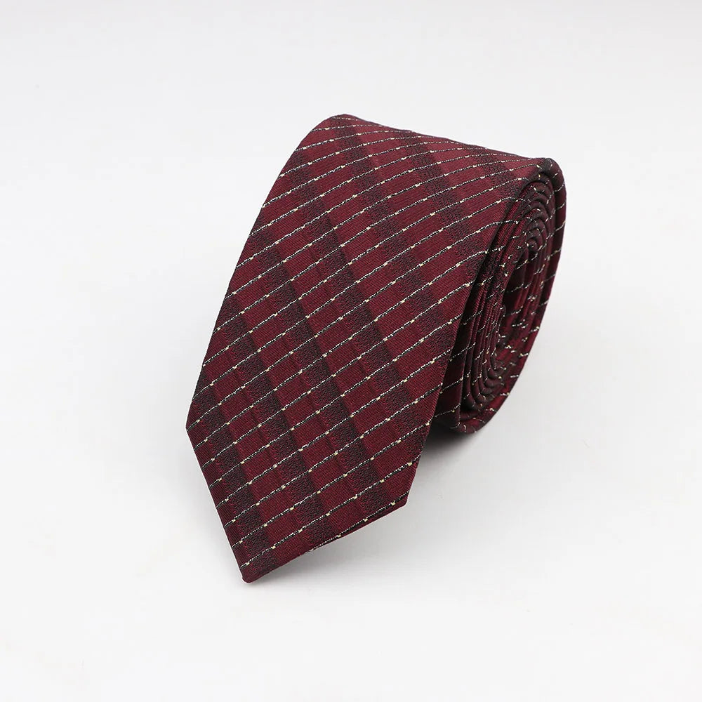 Cà Vạt Nam Công Sở Họa Tiết Thanh Lịch 6cm