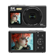 Máy Ảnh Mini 5K 80MP Kép Màn Hình WIFI Zoom 18X Vlog