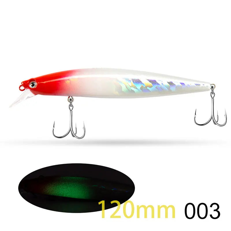 D1 Minnow Fishing Bait Suspending Floating 145mm/120mm Artificial Wobblers For Bass Tuna Flatfish