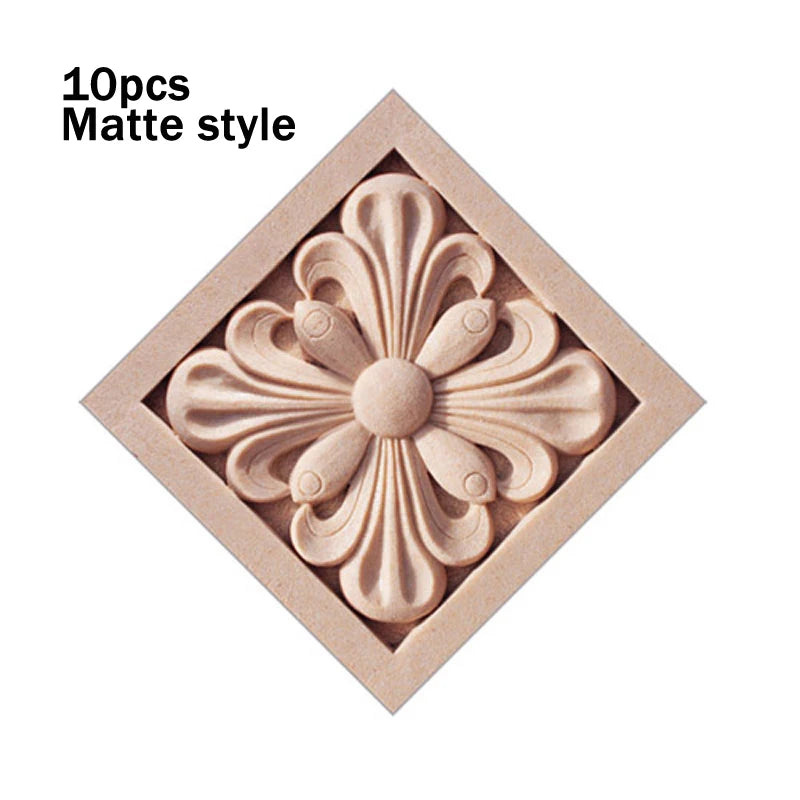 8cm Waterproof Wall Tiles - Set of 10 PVC Pieces