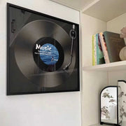 JZModern Decor Vinyl Record Nfc Wall Art Pictures UV Printing CD Discs Posters Art Crystal Porcelain Abstract LED Painting 
