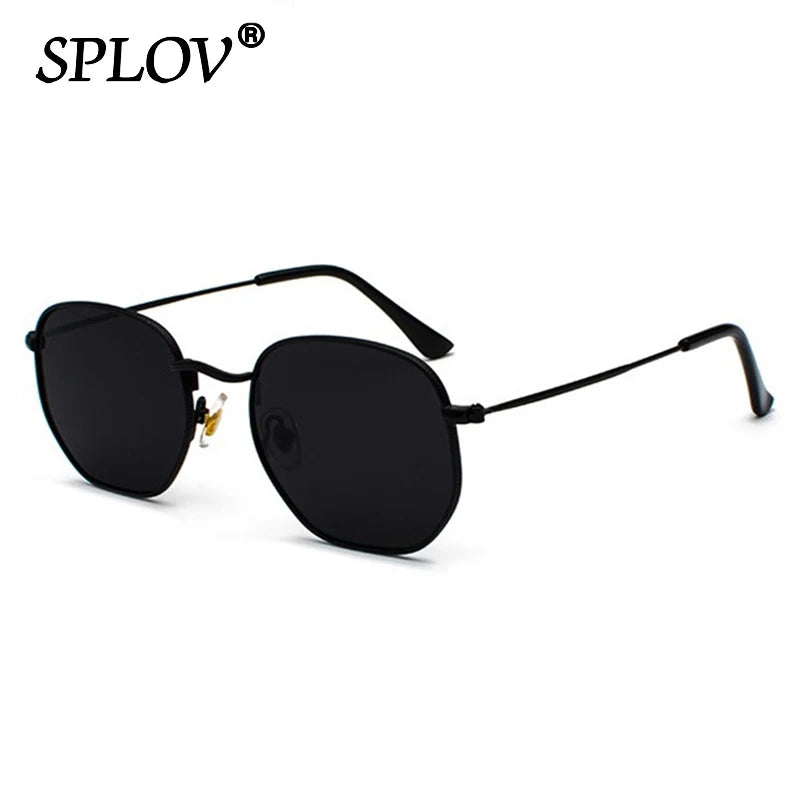 Kính Mắt Lục Giác Retro Kim Loại Chống UV Thời Trang - Daisan Mart
