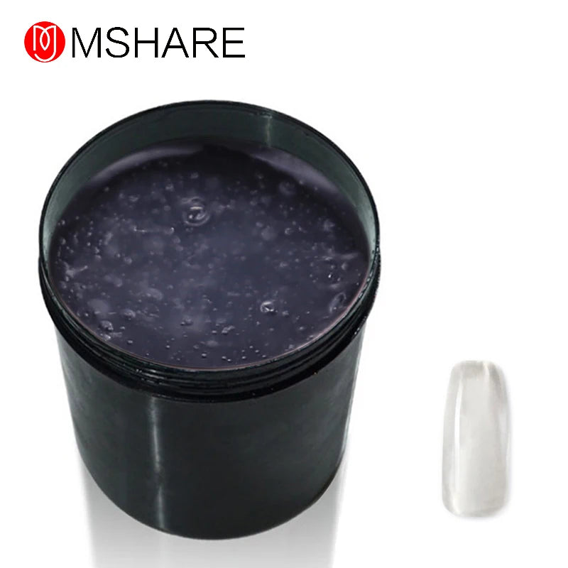 MSHARE 250g Fiber Gel Nail Extension Fiberglass Gel Clear White Pink - Daisan Mart
