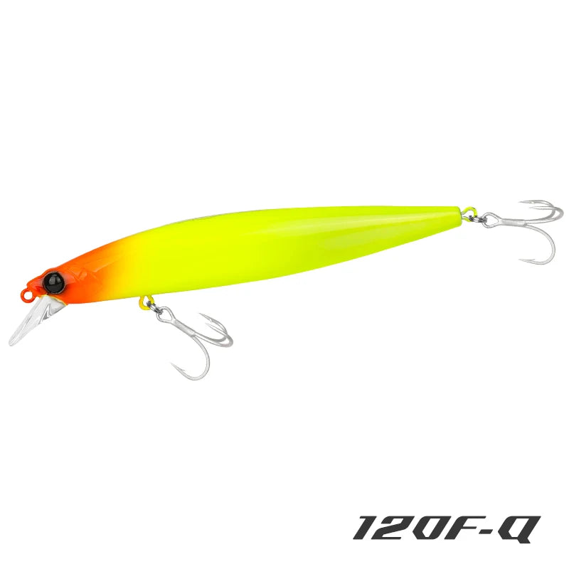 TSURINOYA 120F Ultra-long Casting Floating Minnow Saltwater Fishing Lure STINGER 120mm 19g Range 30-100cm Artificial Hard Baits
