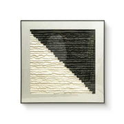 JZ Modern 3D Home Decor Large Framed Wall Art Multimedia Art Craft Paper Outdoor Wall Art 