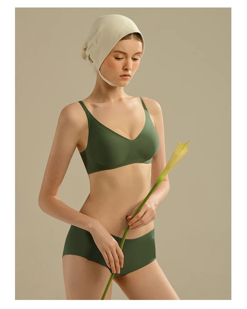 SUJIIN Ultra Thin Women's Underwire Push-Up Bra