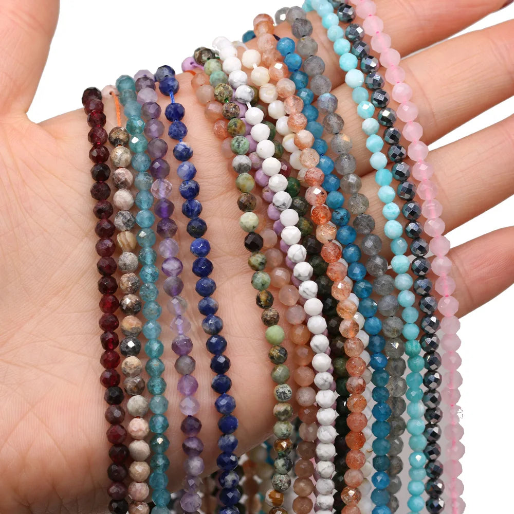 Natural 4mm Rose Quartz Beads Bracelet