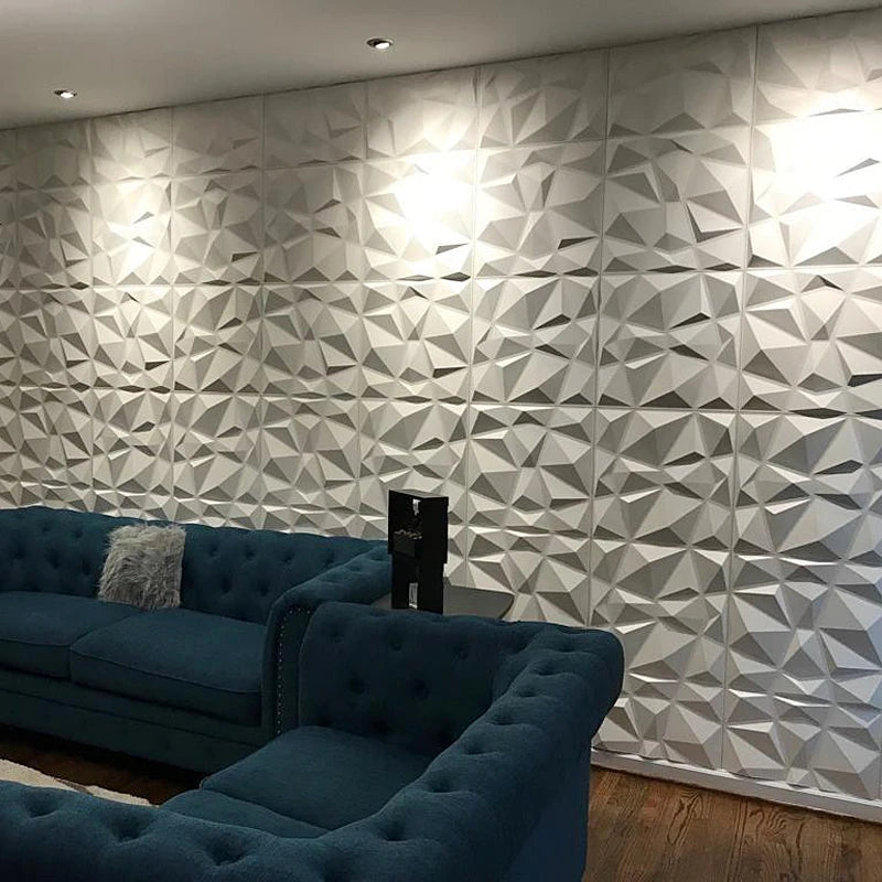 3D Diamond Decorative Art Wall Panels 30x30