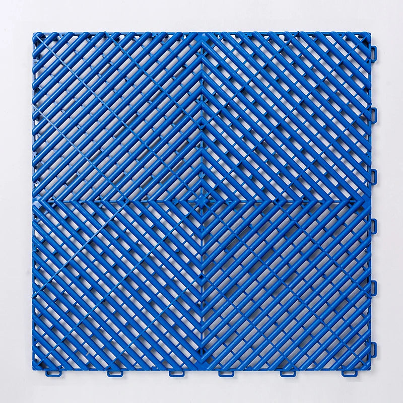 Modular Vented Floor Tiles for Garage Workshop - Anti-Slip Surface, Quick Drain Design - Daisan Mart