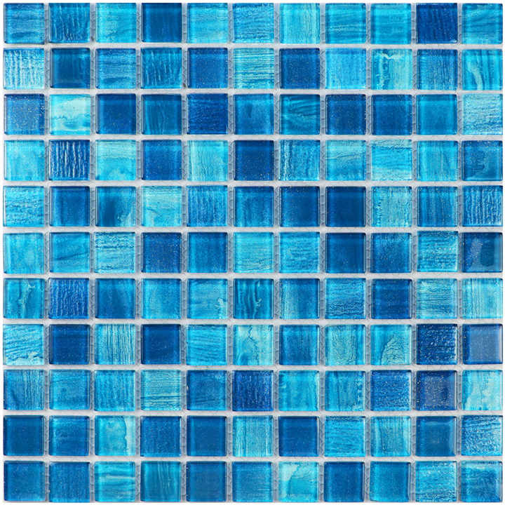 Good quality swimming pool glass mosaic tiles 
