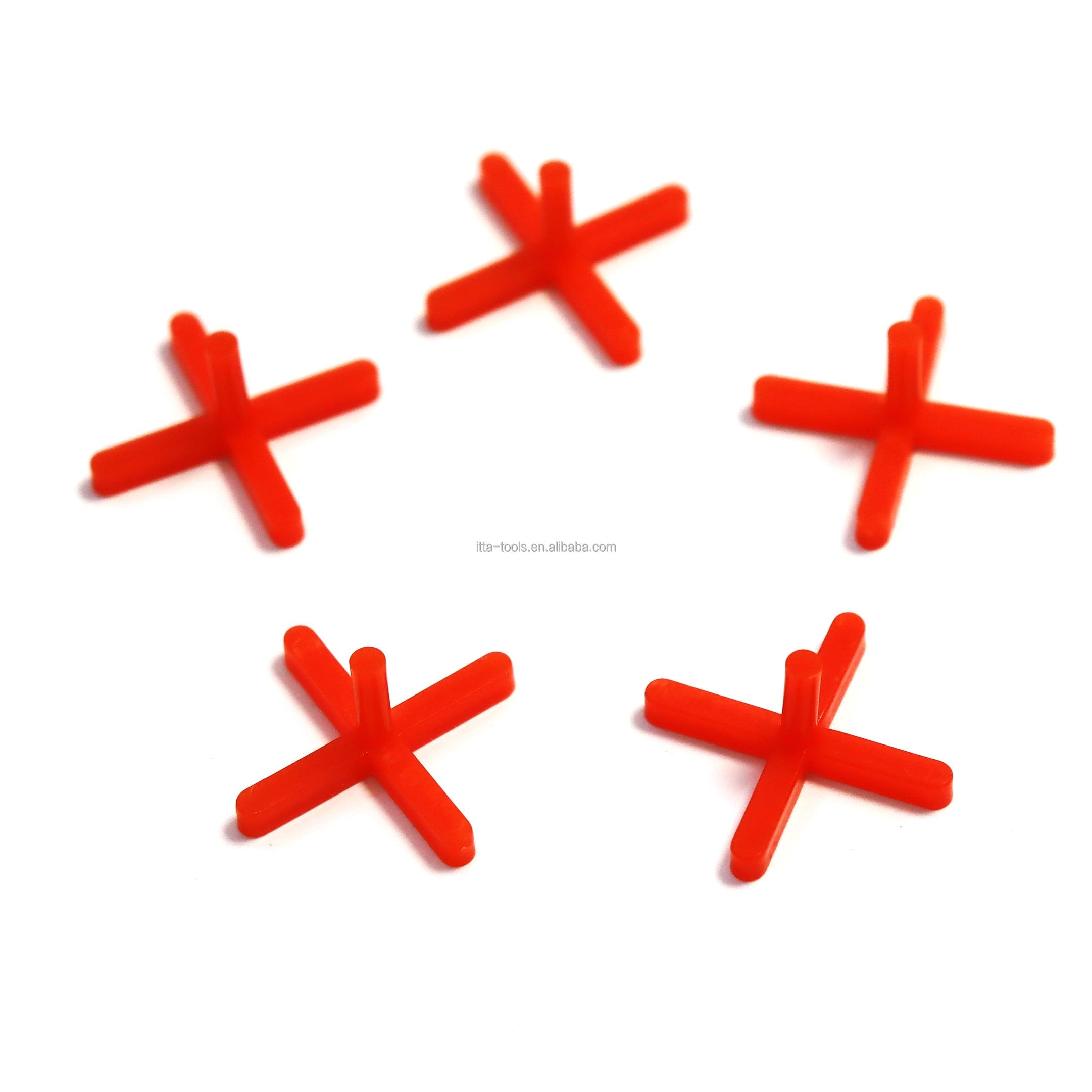 Plastic wedges and shims for tiles 