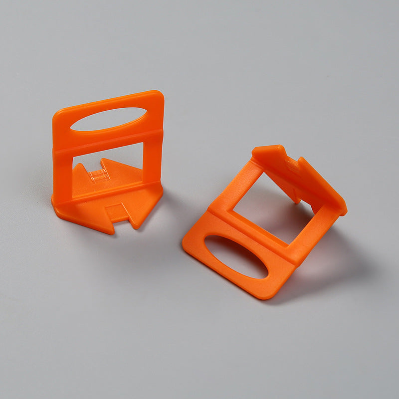Ceramic floor tile leveling system with wedges 