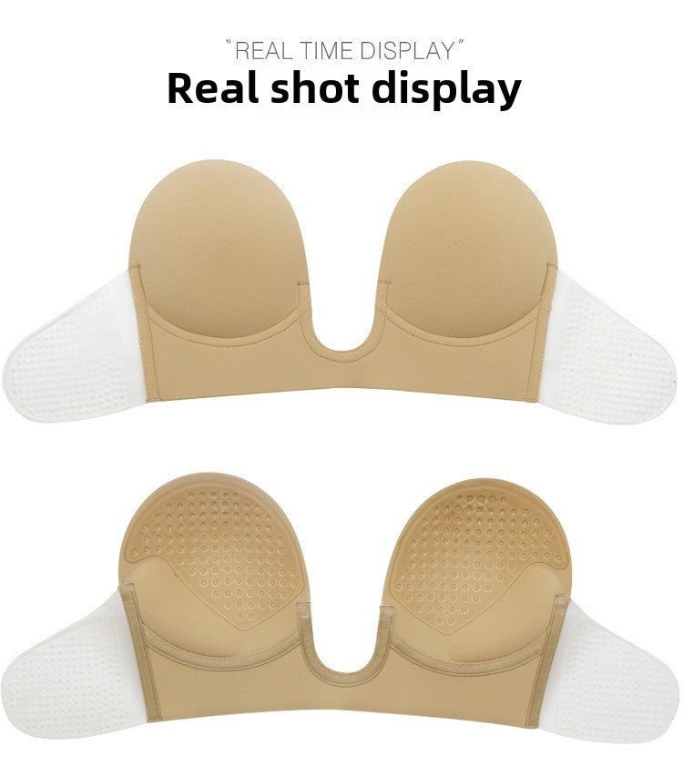Áo Lót Dán Silicone Nâng Ngực Không Dây Tàng Hình Chữ U Sâu Cho Mùa Hè - Daisan Mart