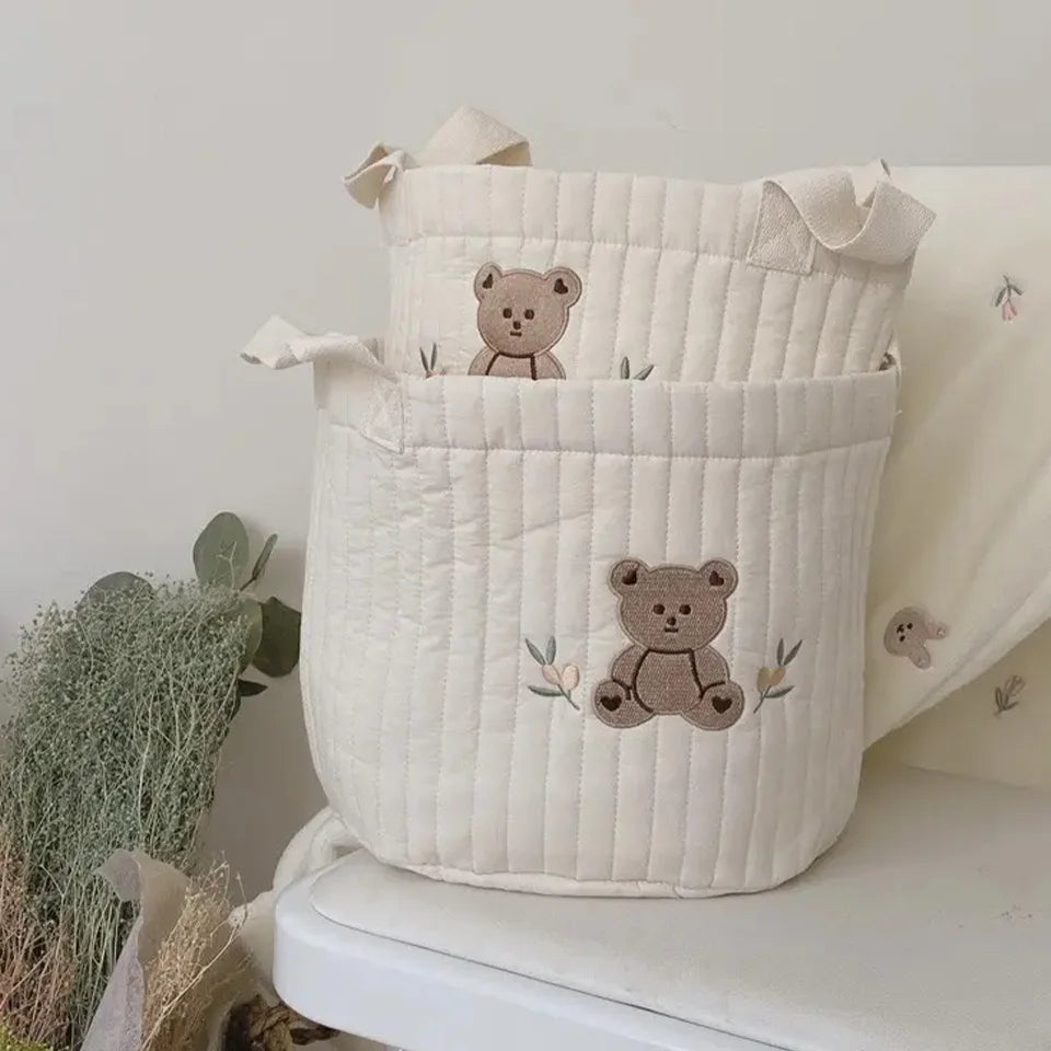 Túi Vải Thêu Đa Năng Lưu Trữ Cho Bé & Gia Đình