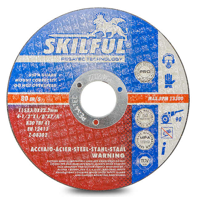 4.5 inch 115x3x22mm 4.5 inch reinforced cutting disc for heavy duty work 