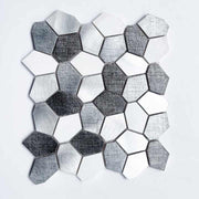 Modern Model IRN226711 Free Stone Shape Bathroom Wall Tiles Metal Design For Interior Wall 