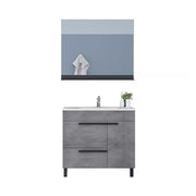 European style PVC floor mounted washbasin cabinet for hotel - Bathroom furniture 