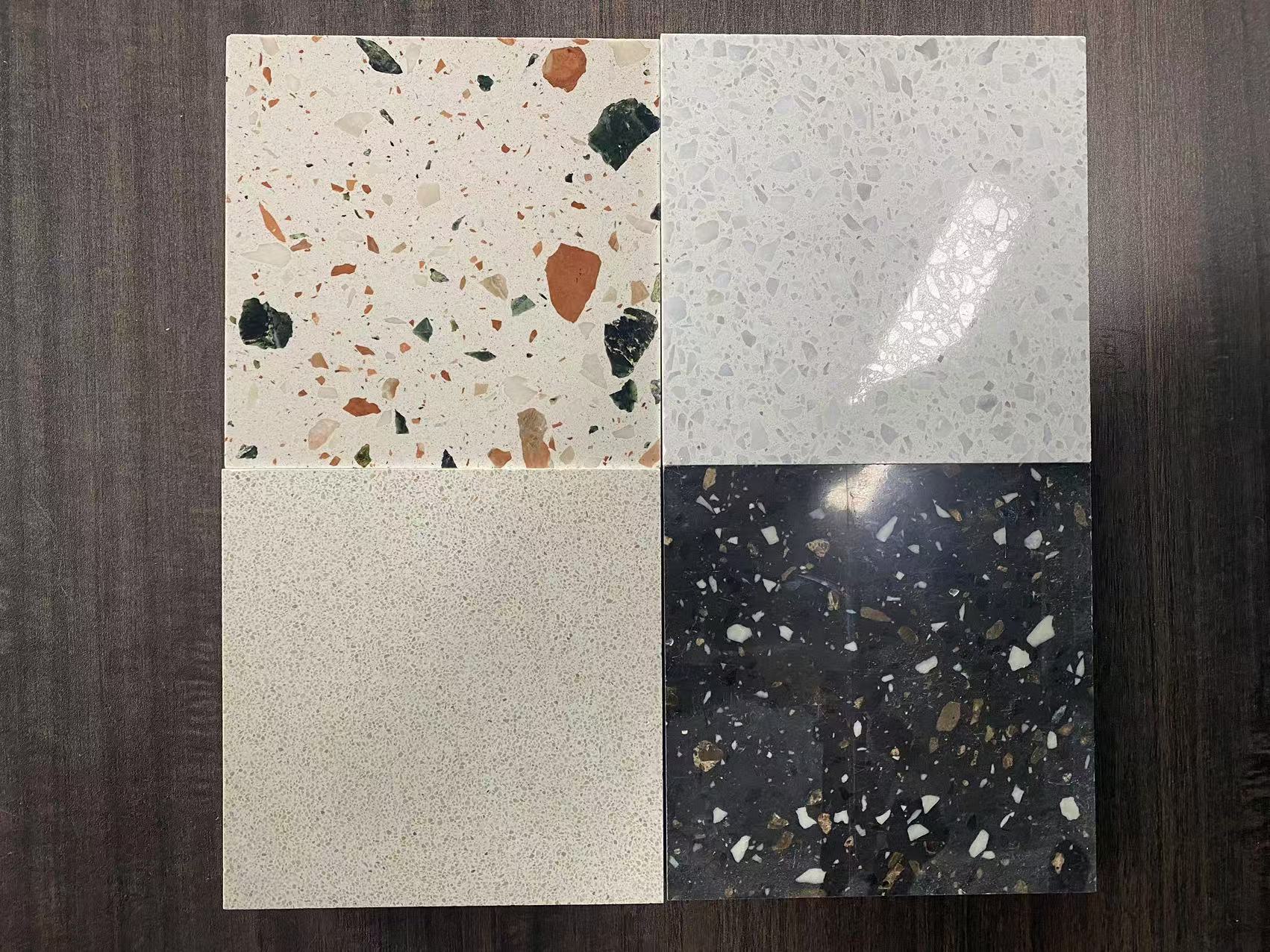 Modern White Terrazzo Floor Tiles For Commercial Projects