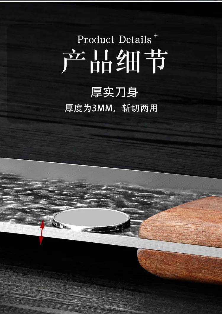 Dao Bếp Thép Rèn Thủ Công - Sắc Bén và Đa Năng