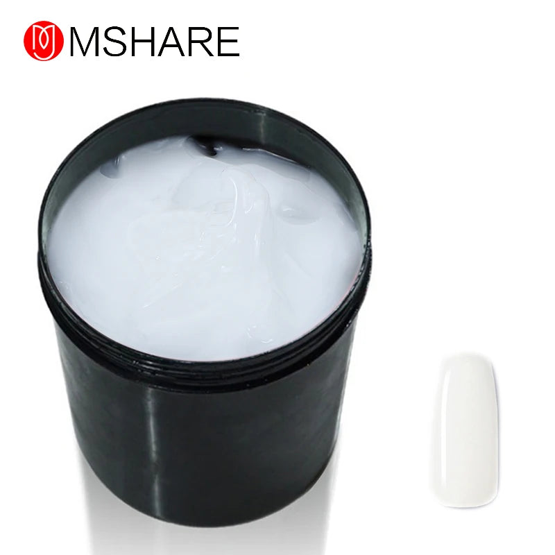 MSHARE 250g Fiber Gel Nail Extension Fiberglass Gel Clear White Pink - Daisan Mart
