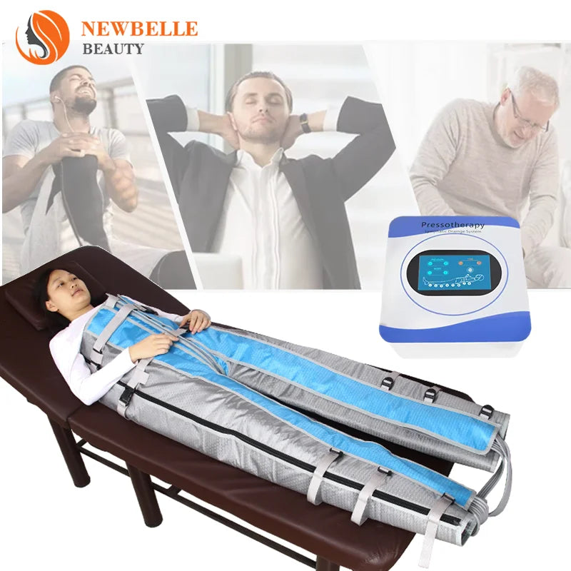 Plus Size Medica Pressotherapy Lymphedema Treatment Body Sculpting Massage Portable Vibrator Lymph Drainage Machine Home Use