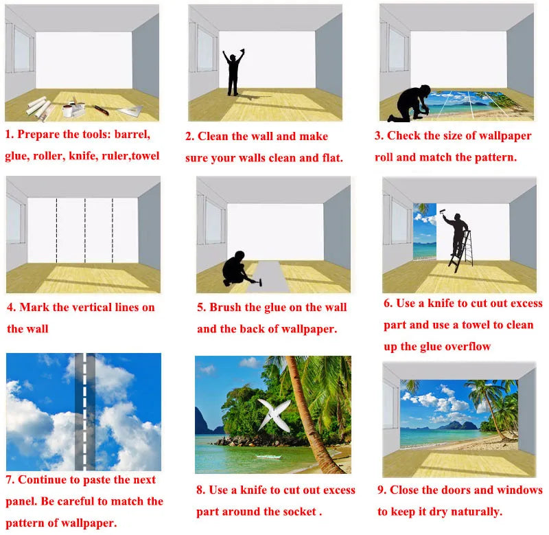 Custom 3D Mural Wallpaper Wall Painting Personalized Pizza Shop Blackboard Photo Wall Paper Cafe Restaurant Backdrop Wall Decor