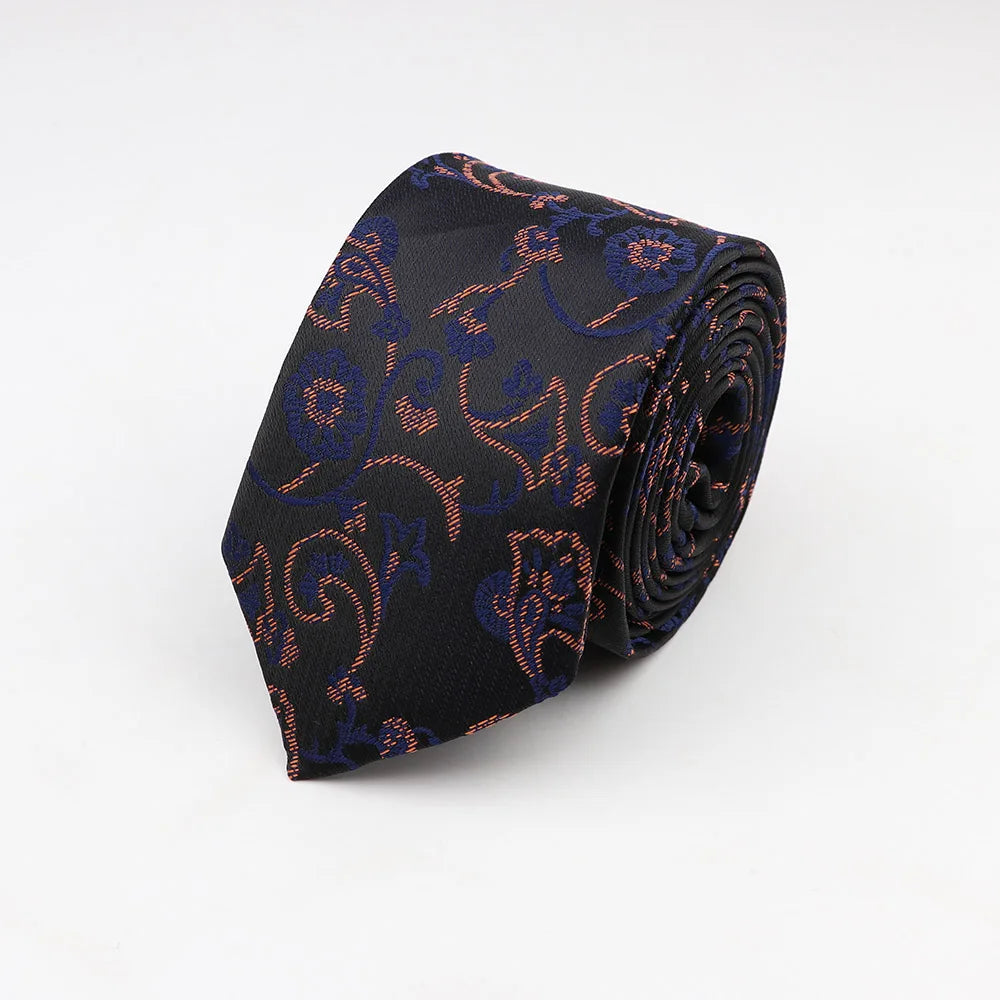 Cà Vạt Nam Công Sở Họa Tiết Thanh Lịch 6cm