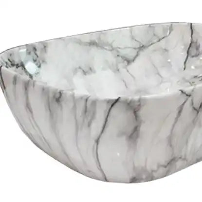 Marble Wash Basin Fashion Hot Selling Hand Wash Basin Wall Mounted Wash Basin Modern Single Hole Wash Basin Special Shape CE 