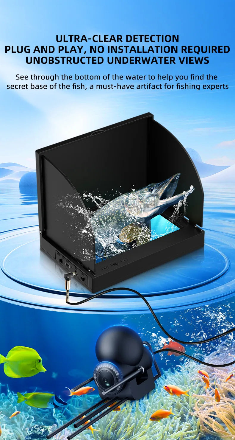 Outdoor Waterproof Fish Camera with English Support
