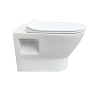 Medyag CE standard high quality rimless ceramic wall hung toilet at low price 