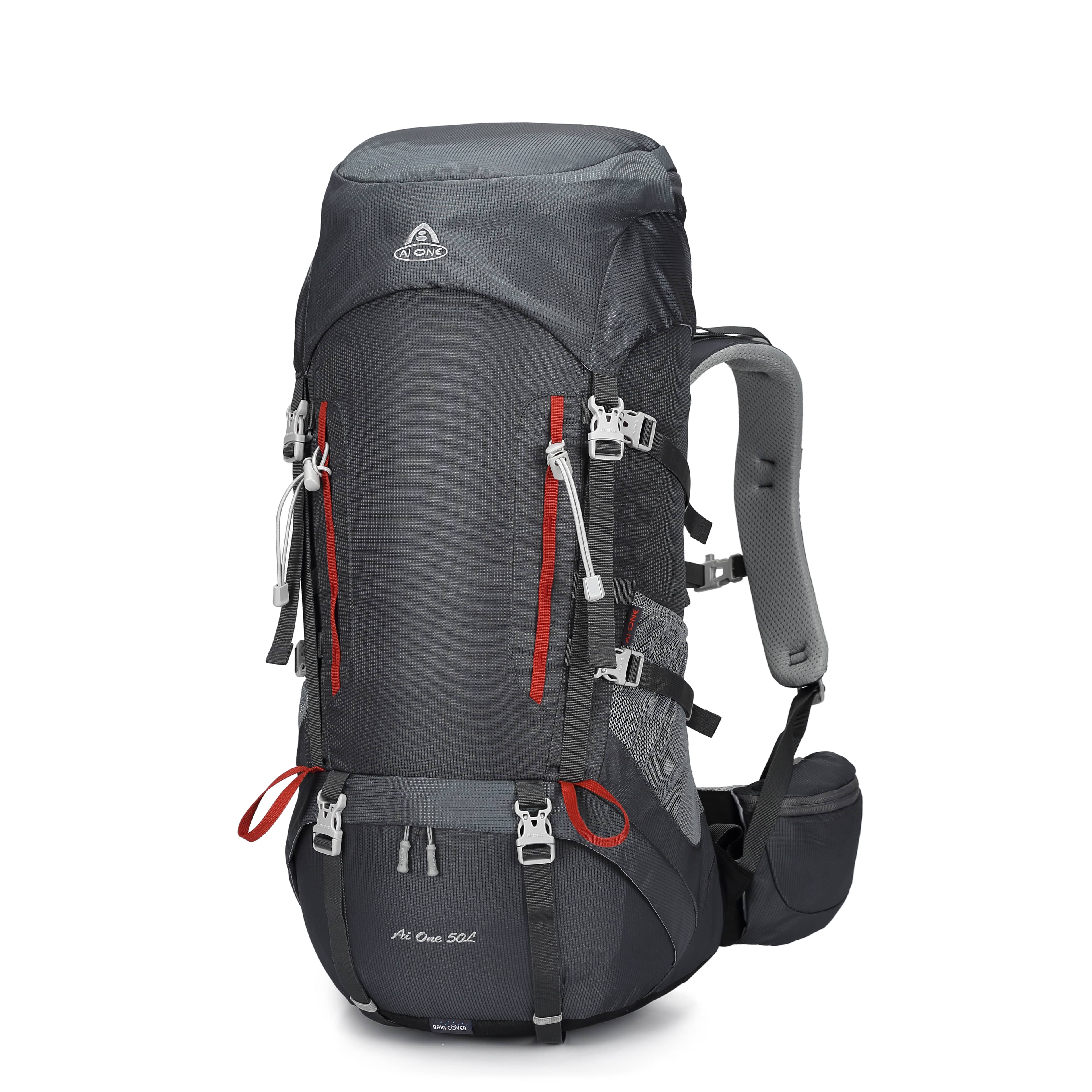 50 liter high quality industrial nylon hiking backpack 
