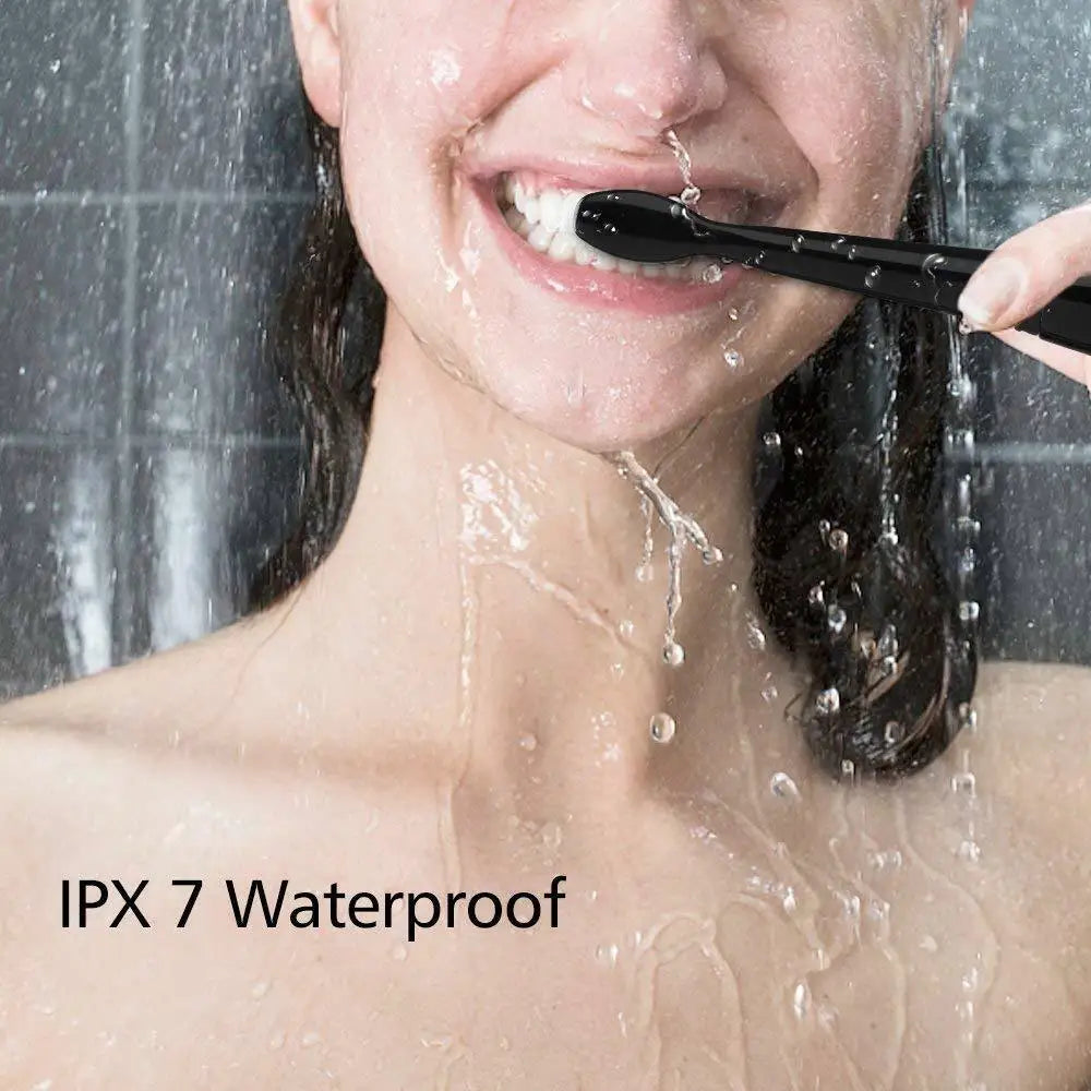 Fairywill Electric Sonic Toothbrush FW-507 USB Charge Rechargeable Adult Waterproof Electronic Toothbrushes Replacement Heads s