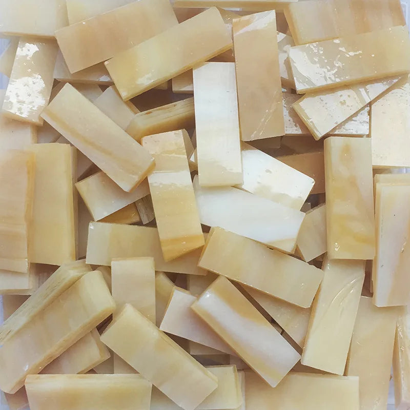 Thanh Mosaic Kính Tái Chế 7x21mm Trang Trí DIY 1000g