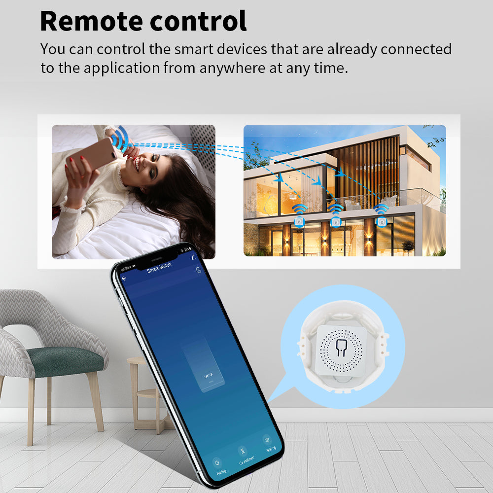 SIXWGH Zigbee Smart Switch Smart Home Automation 