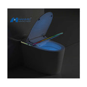 Smart toilet integrated with smart electronic toilet made of colorful white ceramic 